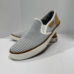 Tommy Bahama Slip On Sneakers Striped Casual Shoes Comfort Loafers Women's 7.5